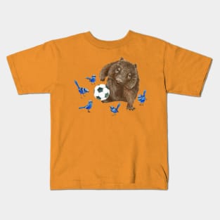 Wombat vs wrens soccer Kids T-Shirt